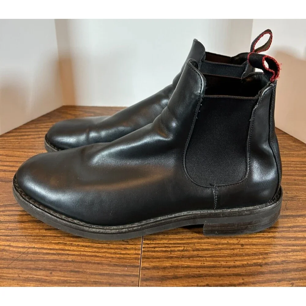 Allen Edmonds Men’s Nomad Black Extra Light Leather Chelsea Boots Sz 9 D